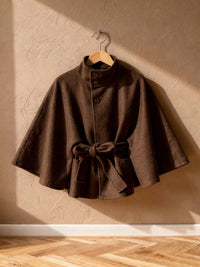Manteau court Mathilde – Marron