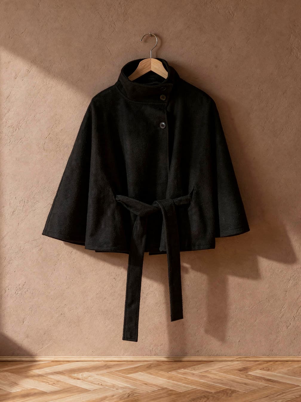 Manteau court Mathilde – Noir