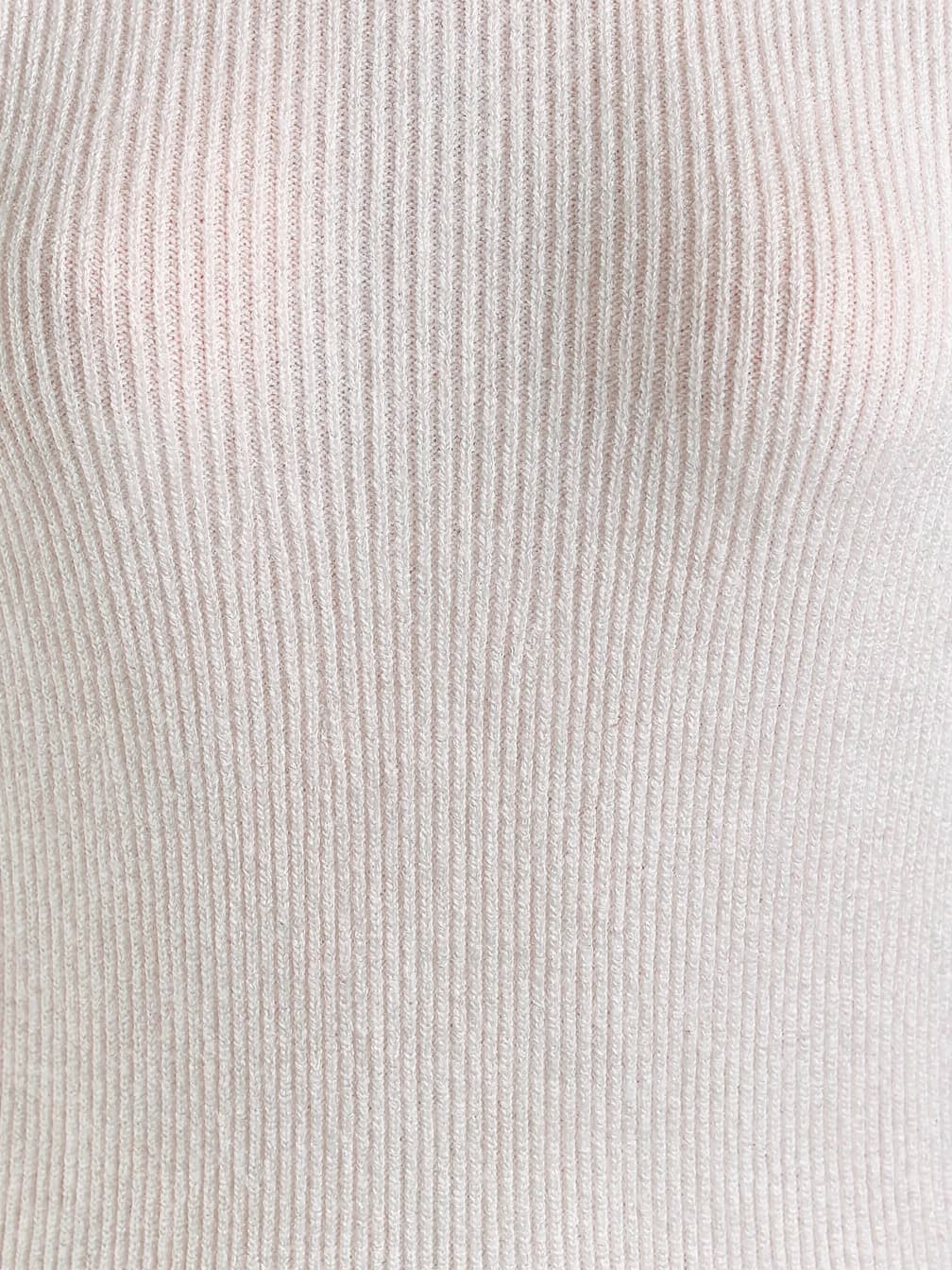 Pull col montant Noémie – Blanc