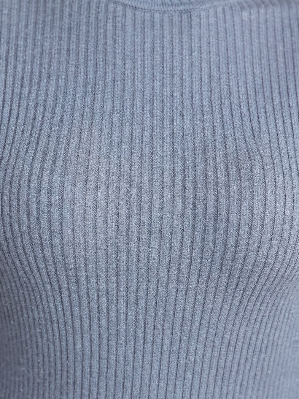 Pull col montant Noémie – Bleu clair
