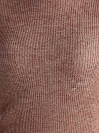 Pull col montant Noémie – Maron clair