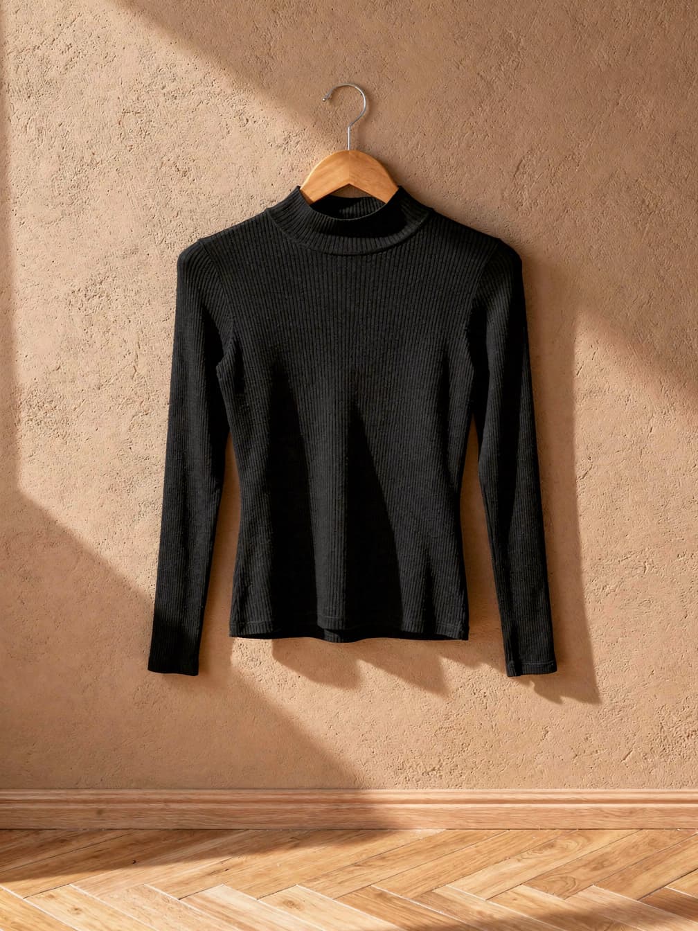 Pull col montant Noémie – Noir