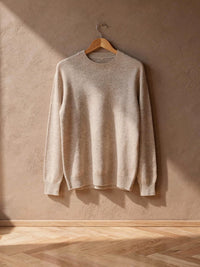 Pull col rond Octave – Beige