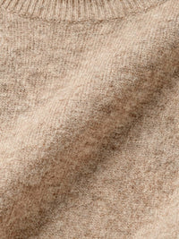 Pull col rond Octave – Beige