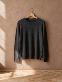 Pull col rond Octave – Gris foncé