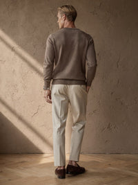 Pull col rond Octave – Marron