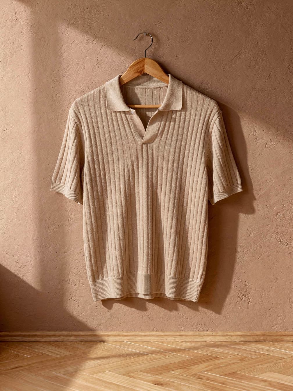 Polo en maille Paul – Beige