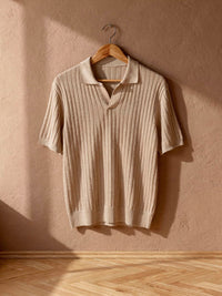 Polo en maille Paul – Beige