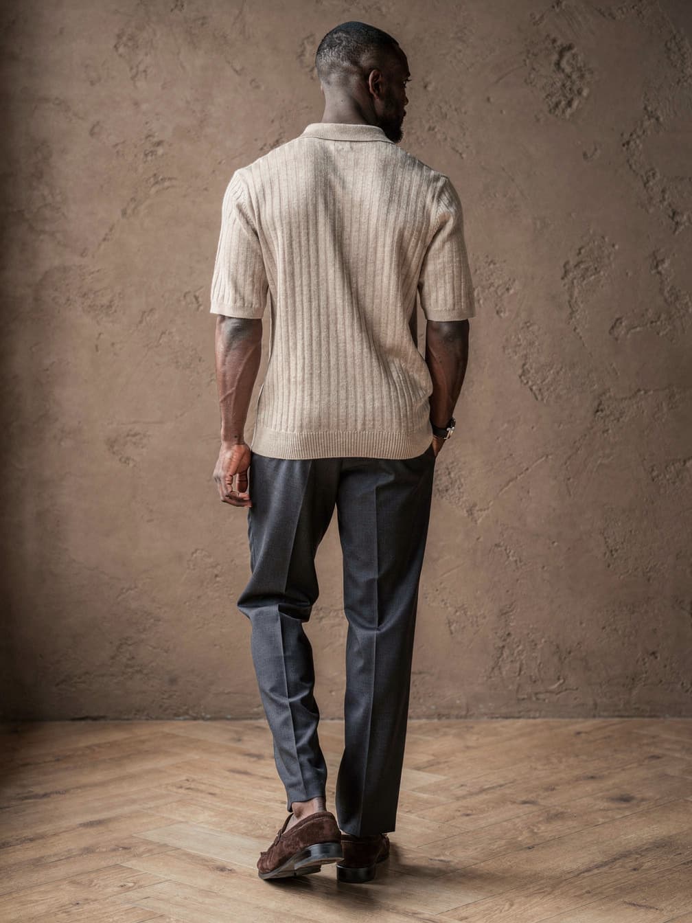Polo en maille Paul – Beige