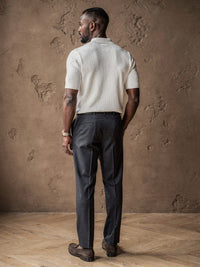 Polo en maille Paul – Blanc