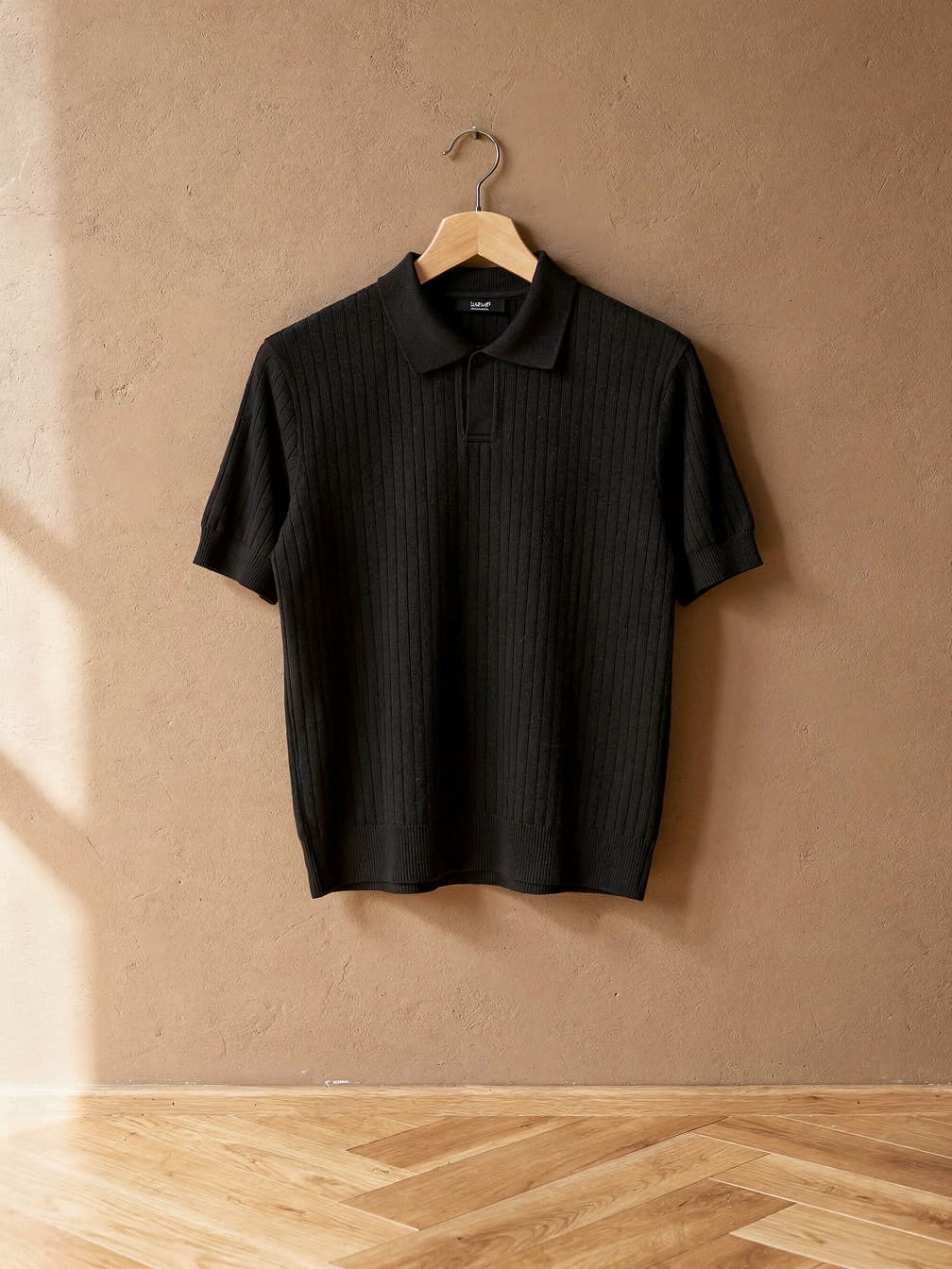 Polo en maille Paul – Noir