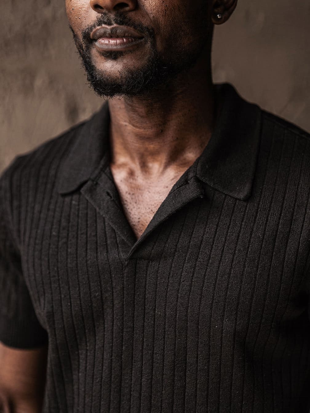 Polo en maille Paul – Noir