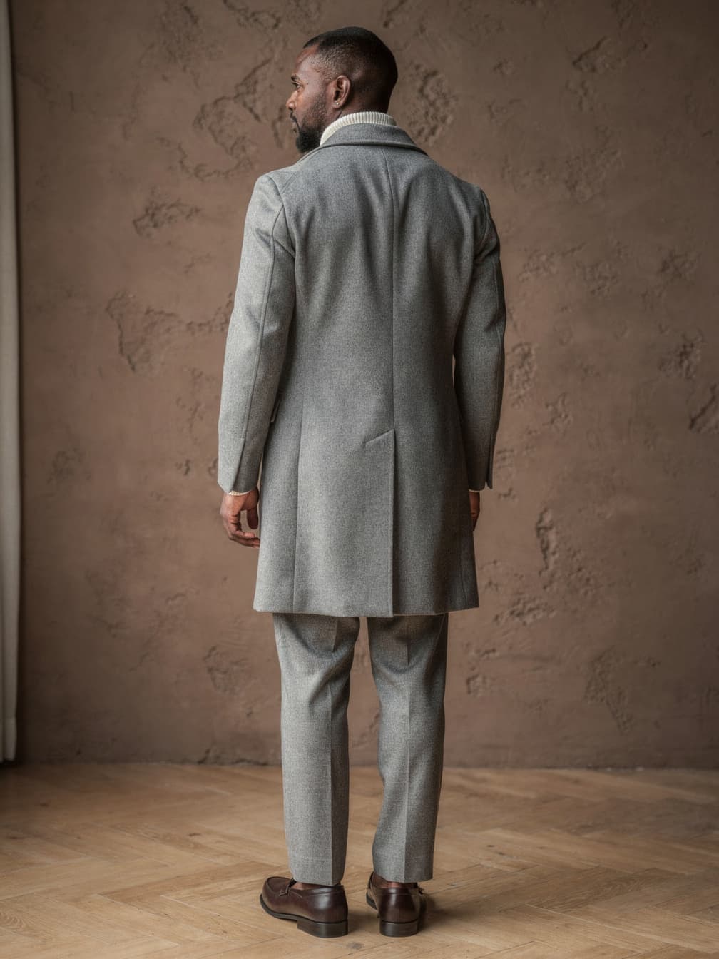 Manteau long Philippe – Gris