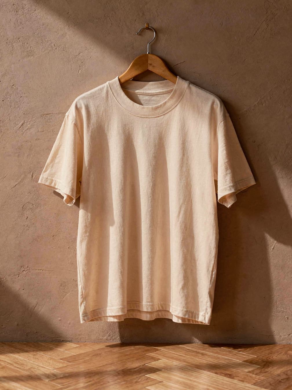 T-shirt épais Pierre – Beige
