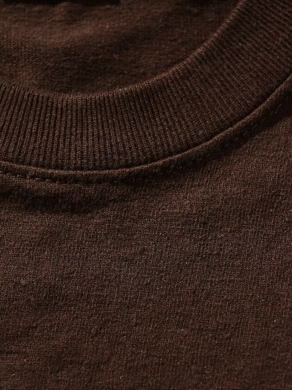 T-shirt épais Pierre – Marron