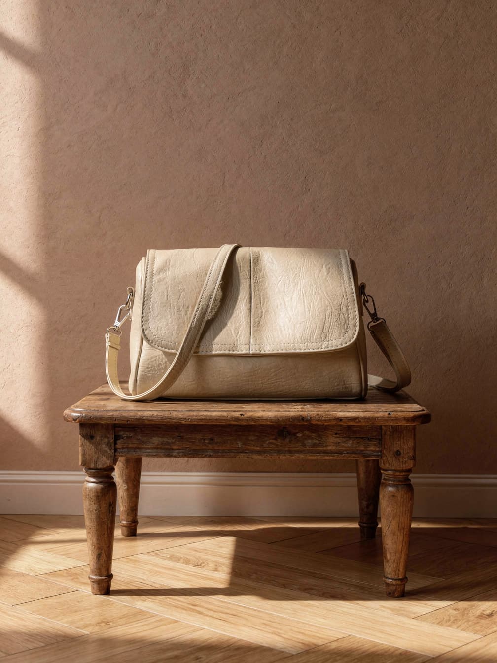 Sac bandoulière Quitterie – Beige