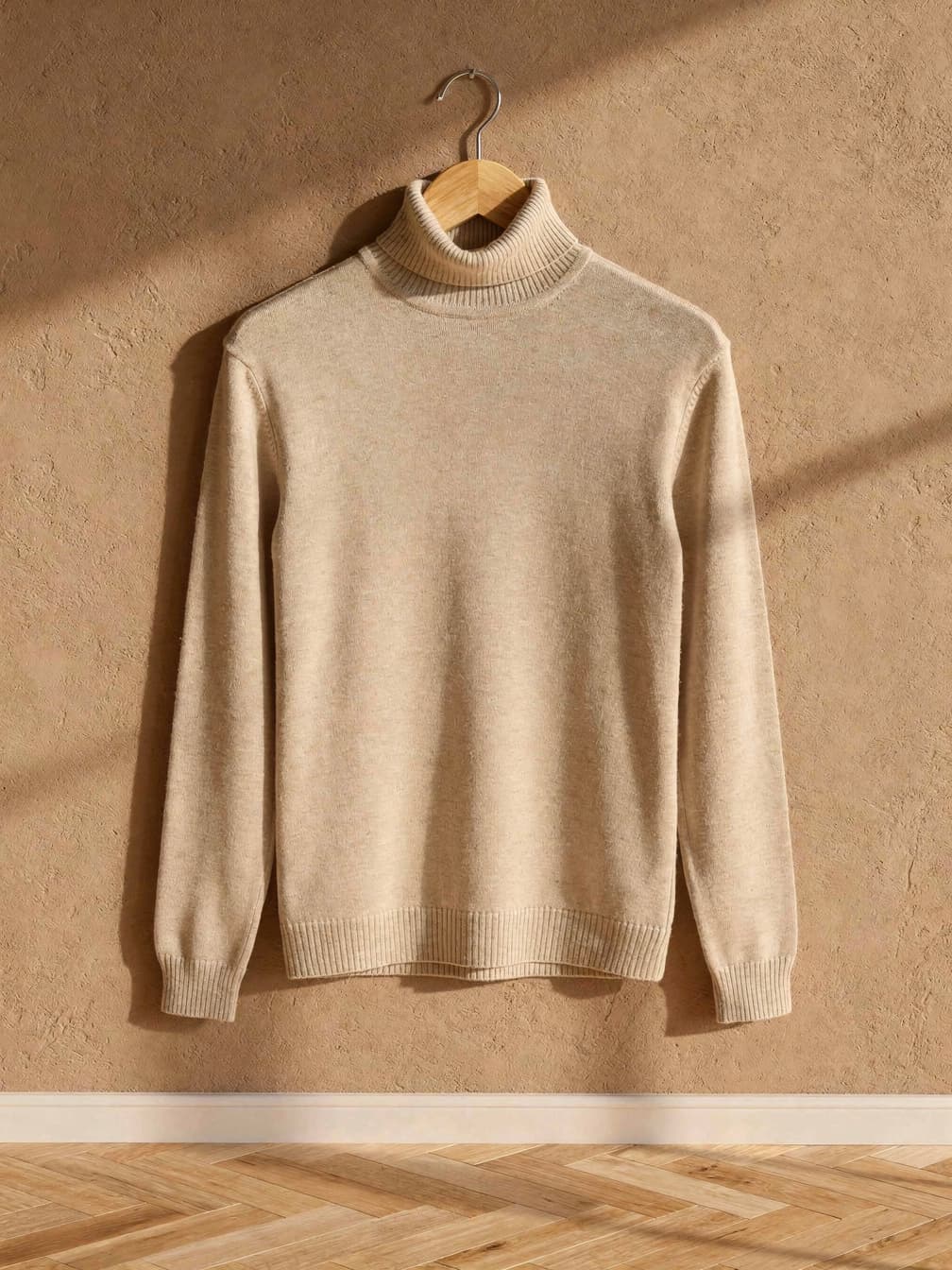 Col roulé Raphaël – Beige