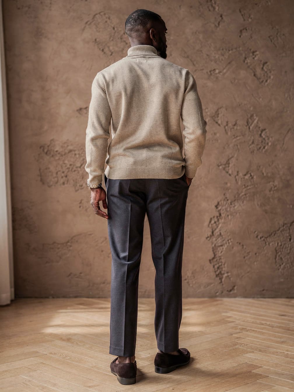 Col roulé Raphaël – Beige