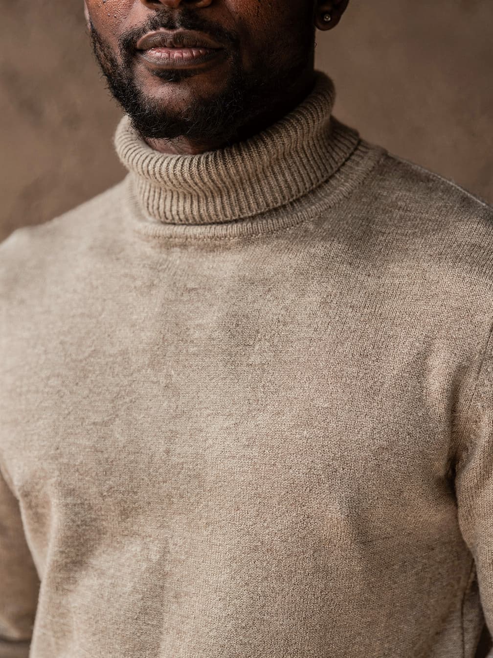 Col roulé Raphaël – Beige