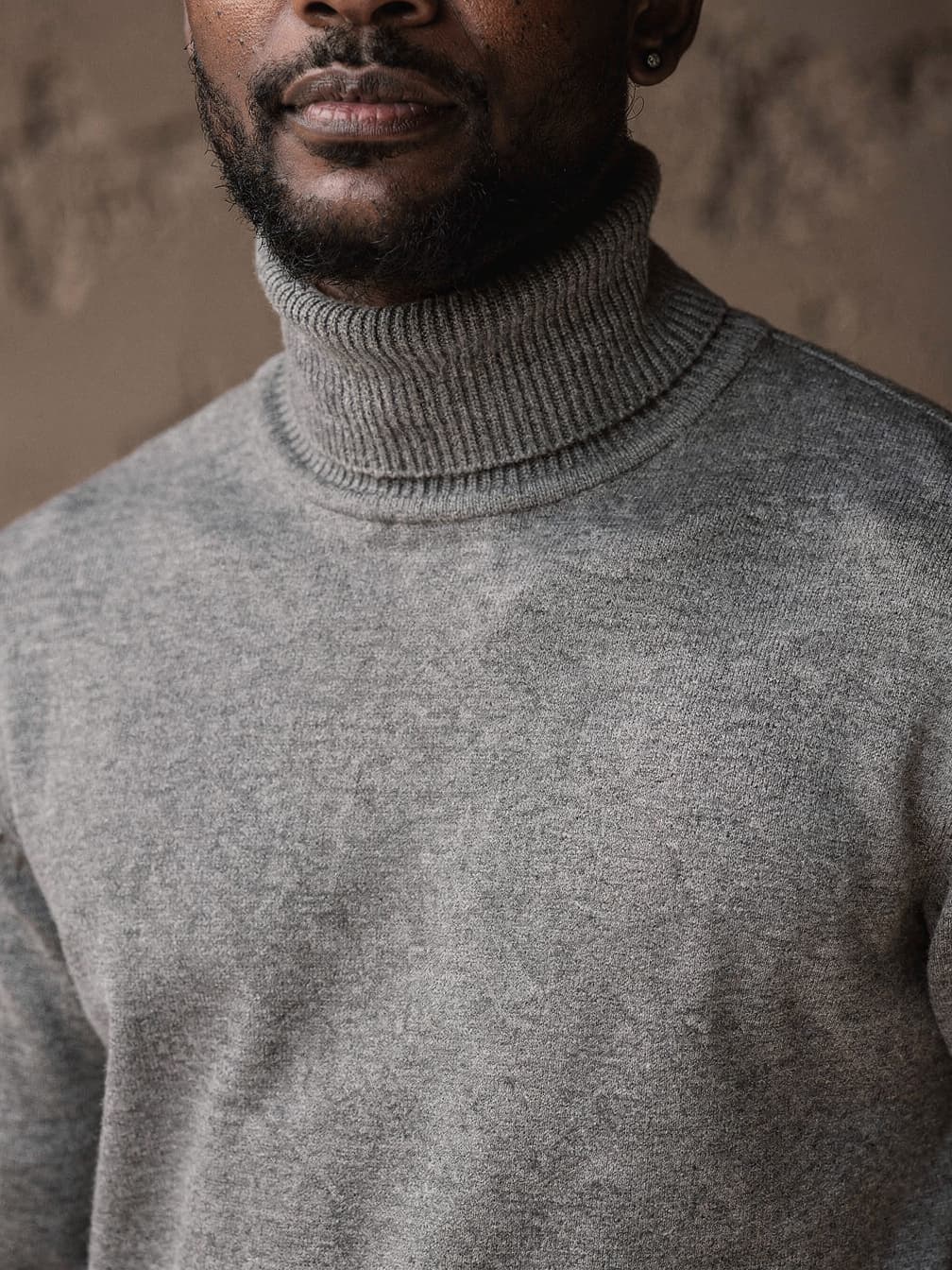Col roulé Raphaël – Gris
