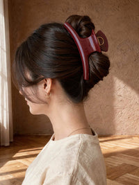 Pince à cheveux Salomé – Bordeau