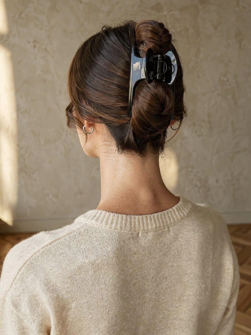 Pince à cheveux Salomé – Noir