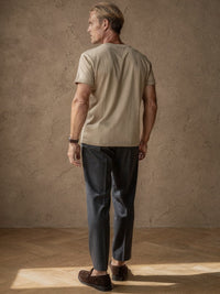 T-shirt uni Simon – Beige