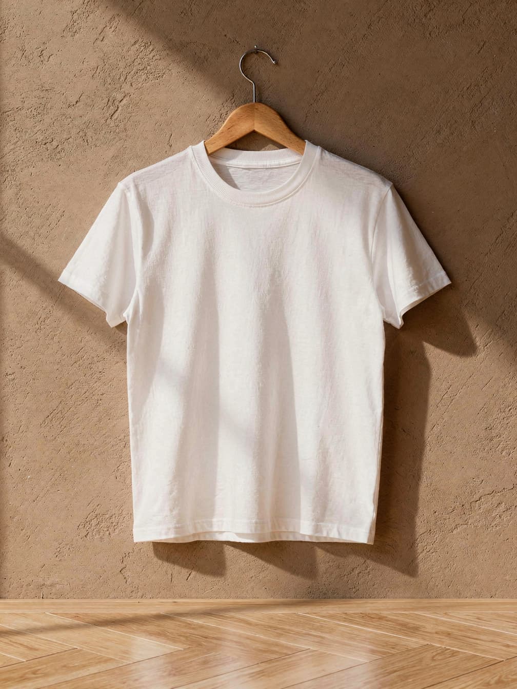 T-shirt uni Simon – Blanc