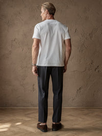 T-shirt uni Simon – Blanc
