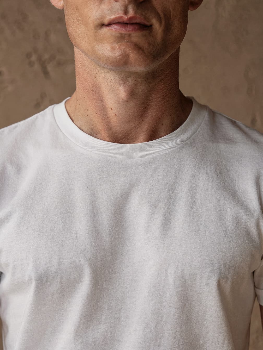 T-shirt uni Simon – Blanc