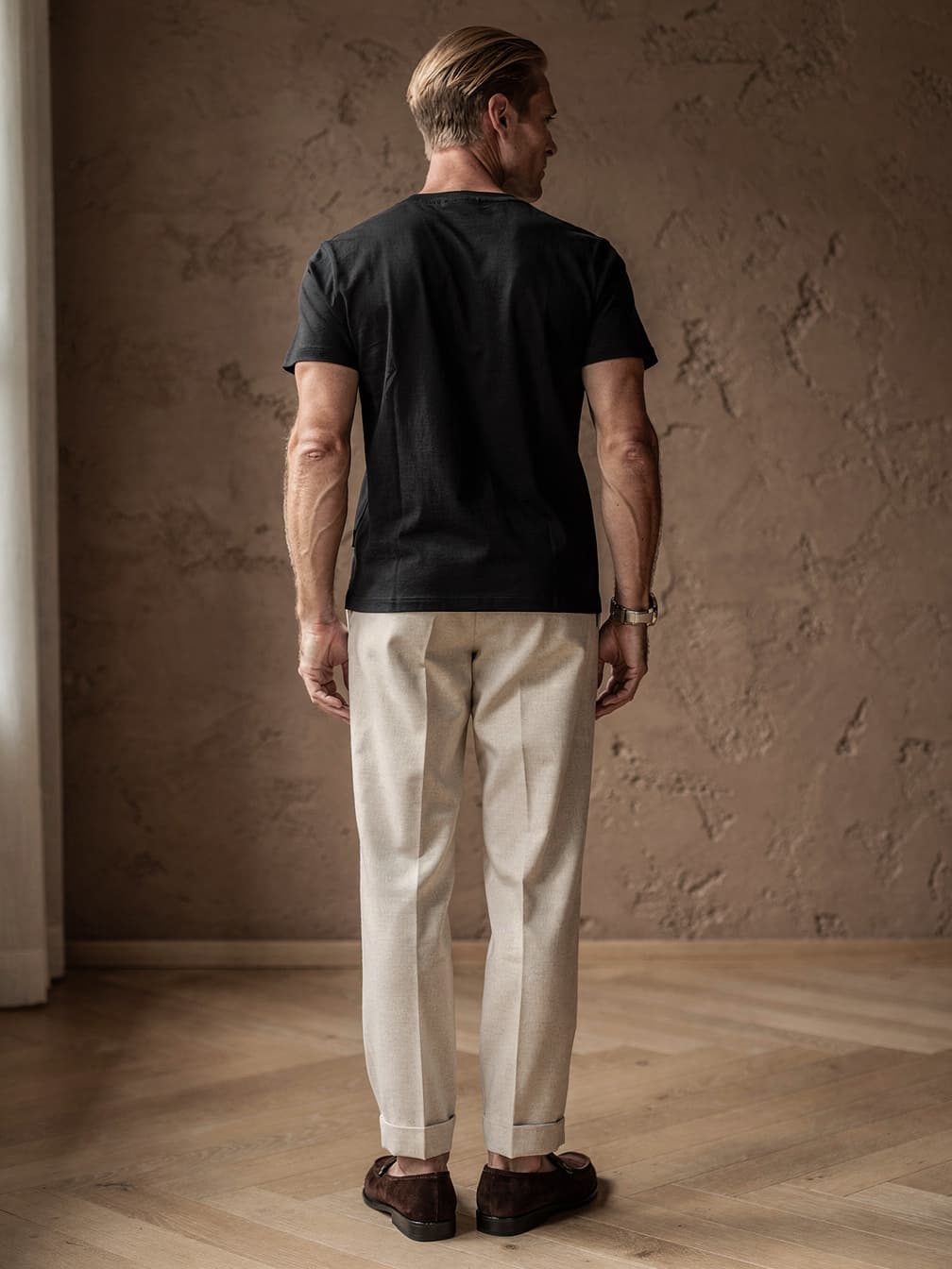 T-shirt uni Simon – Noir