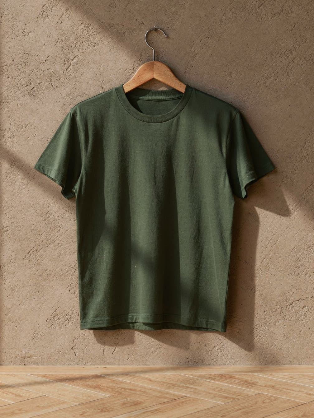 T-shirt uni Simon – Vert