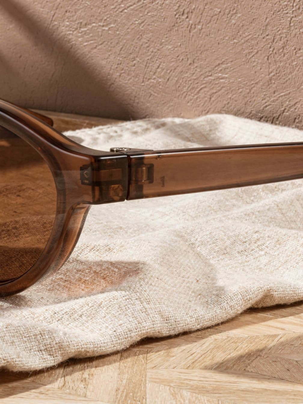 Lunettes de soleil ovales Sixtine – Marron