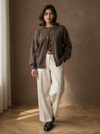Cardigan Thaïs – Marron