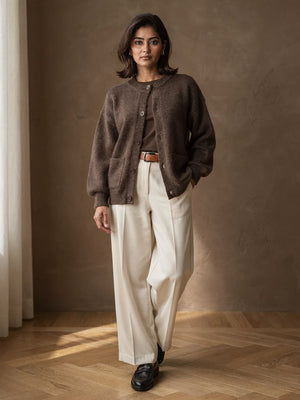Cardigan Thaïs – Marron