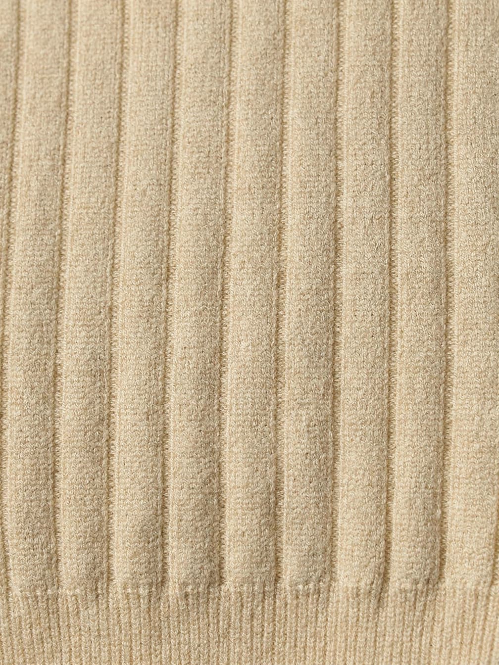 Polo en maille fine Tristan – Beige