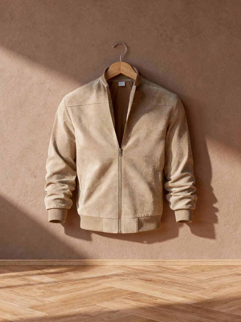 Veste zippée Valentin – Beige