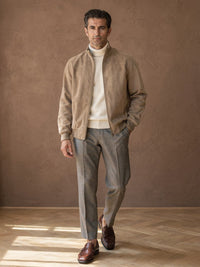 Veste zippée Valentin – Beige