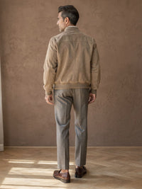 Veste zippée Valentin – Beige