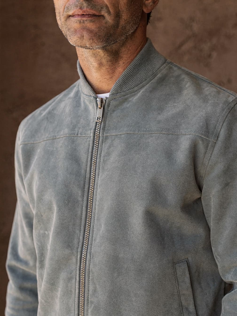 Veste zippée Valentin – Bleu clair
