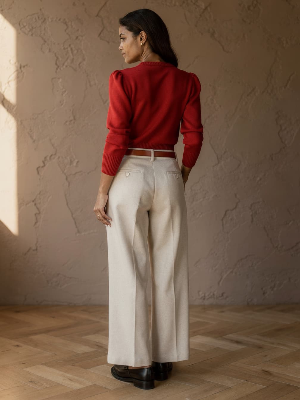 Cardigan court Valentine – Rouge