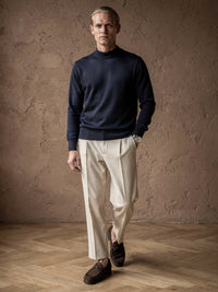 Pull col cheminée Victor – Marine