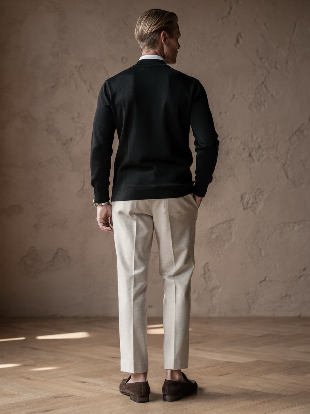 Pull col cheminée Victor – Noir