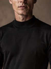 Pull col cheminée Victor – Noir