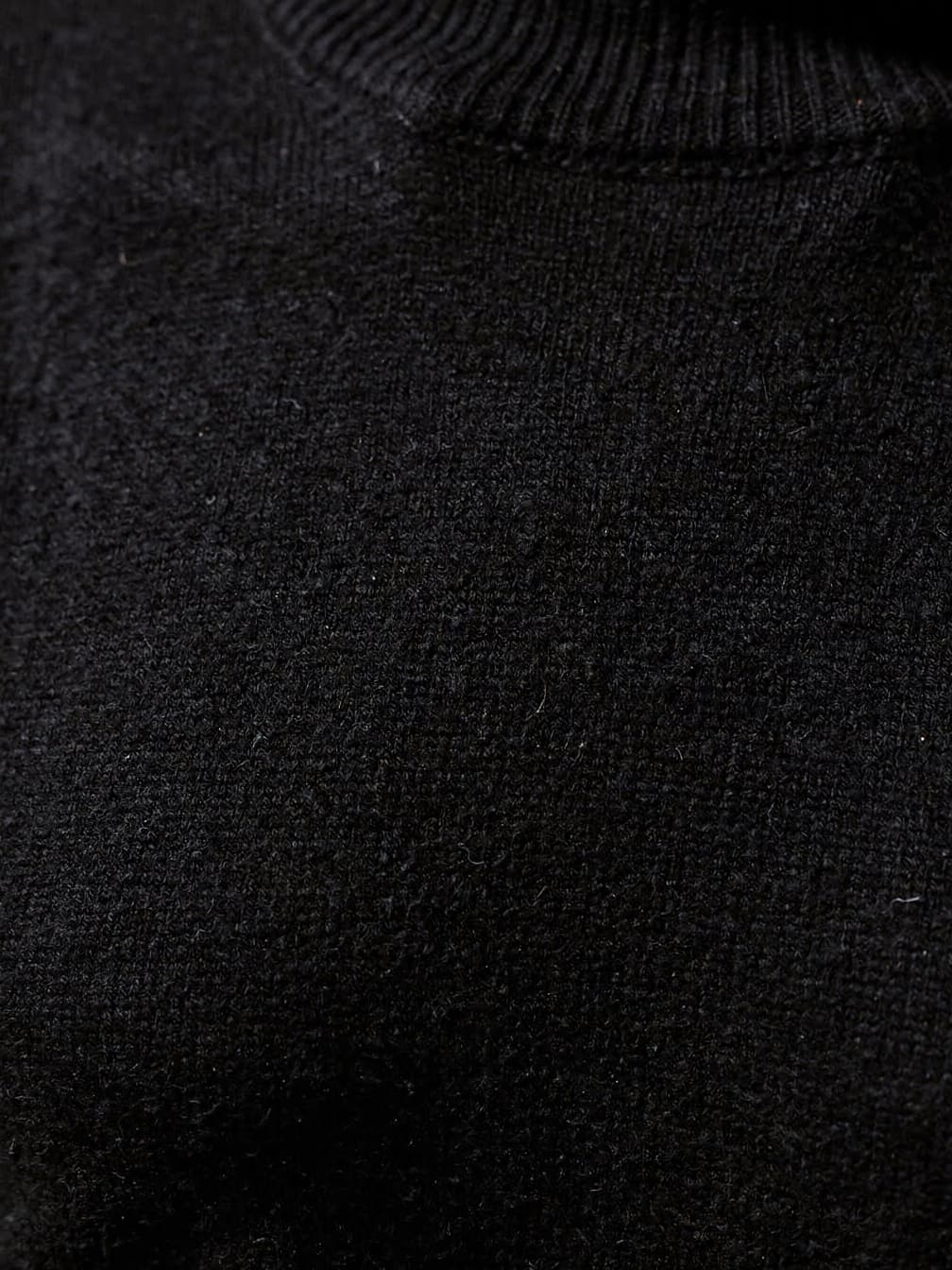 Pull col cheminée Victor – Noir