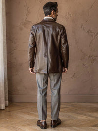 Veste zippée Yves – Marron